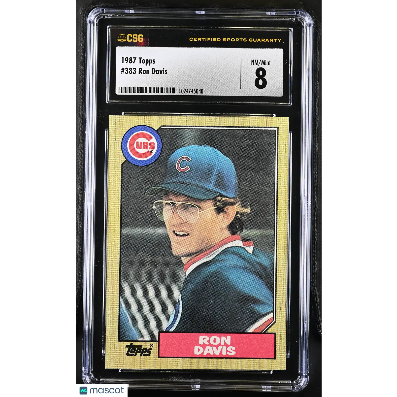 Ron Davis CGC 1987 Topps #383 Baseball 8