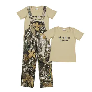 Boy Summer Outfit Mallard Hunting Clothing Set Spring Fall Jumpsuit Set