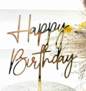 Custom Acrylic Personalized Cake Topper – Any Theme Birthday Decor