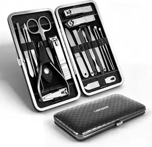 Professional Nail Clippers for Women，Travel Manicure Kit for Men，Nail Clipper Set Care Kit for Beginners with Everything