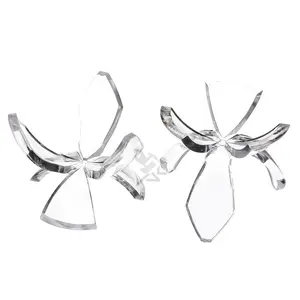 2-1/4" Reversible Three-Prong Tulip Display Stands for Large Eggs and Geodes