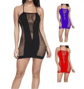 3PC Sexy Lace Bodystocking for Women Hollow Out Striped Pattern Lingerie One Piece See Through Teddy with Garter Design