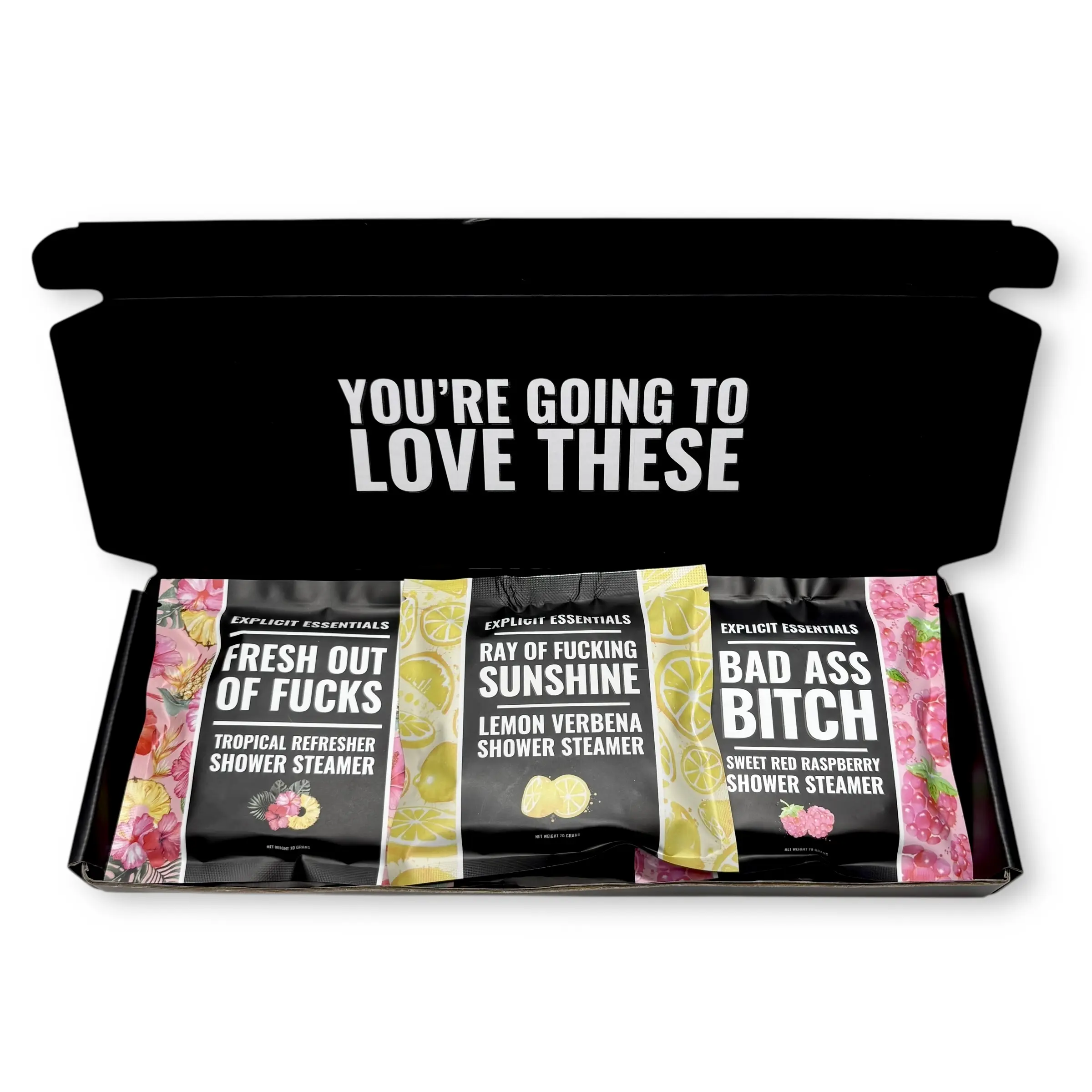 Explicit Essentials Shower Steamer 3-Pack, Aromatherapy Gift Set For Women