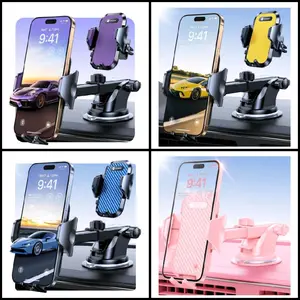 No.1 Powerful Suction] [Rally Racing-Grade Stability] Phone Holders for Your Car  Upgraded Car Phone Holder Mount Truck Stand for Dashboard Windshield Vent for iPhone Samsung All Phones