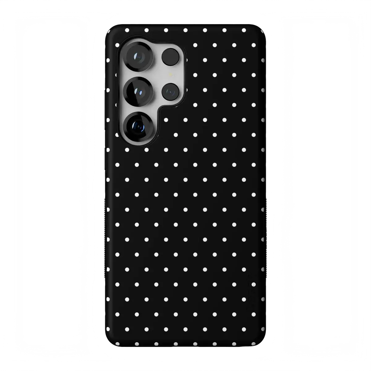 Casely Galaxy S25 Ultra Case | On the Dot | White Polka Dot | Bold Protective Design | Compatible with MagSafe
