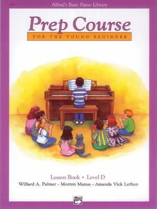 USED Book - Alfred's Basic Piano Prep Course Lesson Book, Bk D: For the Young Beginner (Alfred's Basic Piano Library, Bk D) by Willard A. Palmer (Paperback) - english