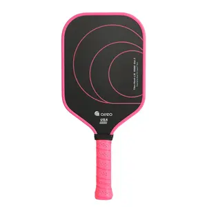 AIREO Titan Hawk Gen-3 L16 Hot Pink 8.28oz Pickleball Paddle Real Titanium T700 Carbon Fiber Ultra Spin Surface USAPA Approved for Advanced Pro Players