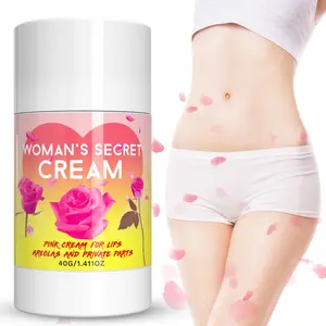 Women's Secret Cream, Radiance Cream, Moisturizer With Vitamin E & Rose Extract, Brightening & Translucent Skin, Improves Rough Skin Texture, Odor Control Formula, Moisturizing, Hydrating, Fresh Scent For All Skin Types, Christmas Gift For Women-40G