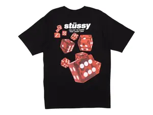 Stussy Men's Rollers Tee Black, from StockX