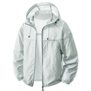 Unisex outdoor casual sun-protection jacket, lightweight hooded windbreaker—a great gift for him, a summer essential.