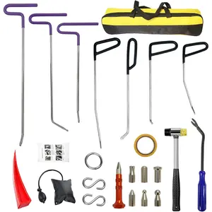 22 count  Dent Repair Rods, Hard Spring Steel Dent Rods, Dent Repair Tools, Professional Hail Dent  for Minor , Door Dings,Hail ,Linear Dent and Large Dent