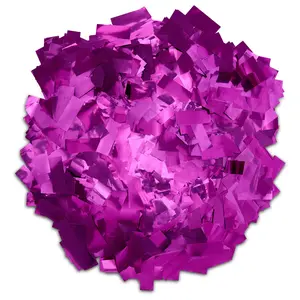 Rectangle Purple Metallic Confetti – Premium Mylar Slow-Falling 1lb Loose Pack