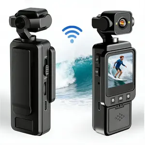 1080P HD Wearable Outdoor Sports WIFI Camera,Portable Vlog DV Selfie Video Camera with 360 Degree Rotatable Lens & 1.54 Inch Color Screen,Sports Camera for Pocket Outdoor