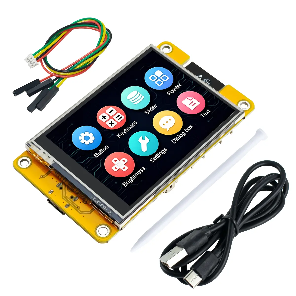 ESP32 2.8 Inch TFT Touch Screen Display, WiFi Bluetooth Development Board for DIY Projects，DIY Smart Home Display with ESP32 Touch Screen, WiFi Bluetooth LCD Module，ESP32 TFT Touch Screen Development Board