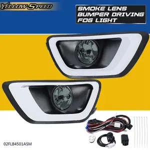 FIT FOR 2015-2020 CHEVY CHEVROLET COLORADO REPLACEMENT BUMPER DRIVING FOG LIGHTS