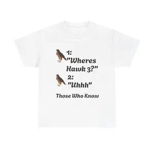 Men's and Women's Hawk 2 Uhh Short Sleeve T-Shirt