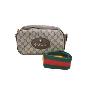 Pre-owned GUCCI Canvas Shoulder Bags Neo Vintage GG Supreme messenger bag