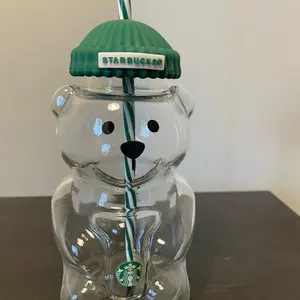 Starbucks glass bear bearista cup