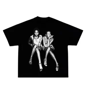 Naomi Campbell and Kate Moss Shirt, Retro 90s Fashion Tee, Unisex Regular Fit Graphic T-Shirt