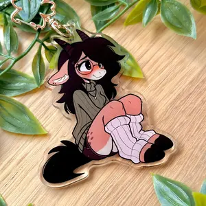 Kiko Furry Acrylic Keychain