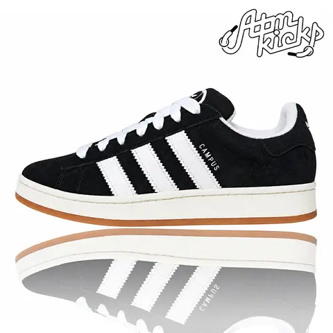 Men's Adidas Campus 00s Core Black HQ8708 Authentic Casual Sneakers - Breathable, Insulated, Comfortable Walking, Sporty Chic, Trending Shoes, Footwear Gift Training