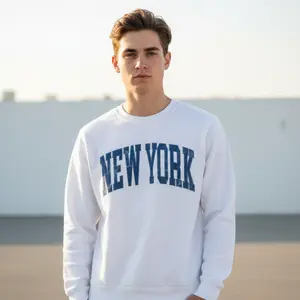 Vintage Baseball Varsity Sweatshirt Comfy Fall Sweatshirt Long Sleeve Soft Cotton Blend Classic Varsity Style Breathable for Cooler Days