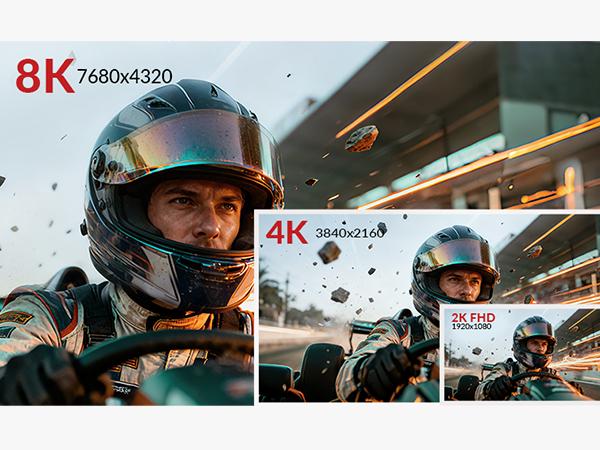 AV Access iDock D23i 8K DisplayPort/HDMI KVM Switch Docking Station for 2 Desktop PCs, Triple Monitor Design, 1G Ethernet, USB 3.0, 240/165/120Hz for Gaming