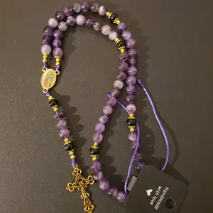 Crystal Beaded Dream Amethyst Adjustable Rosary