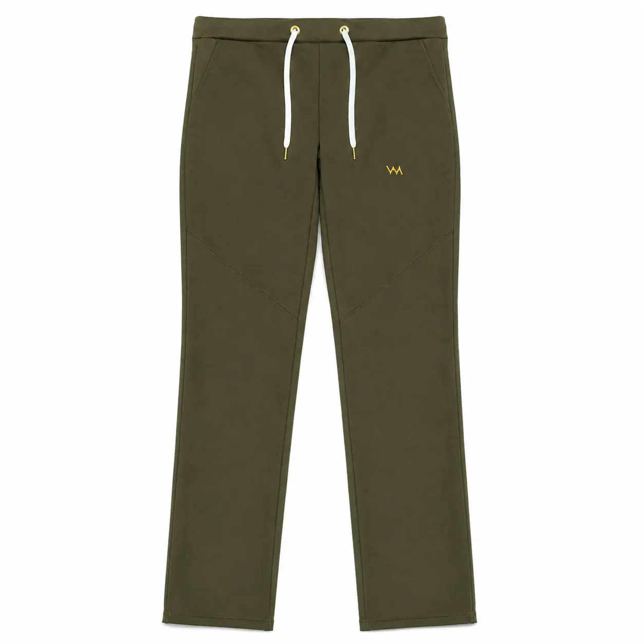 ZIPPERED POCKETS SWEATPANTS MEN - OLIVE