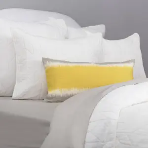 Soft White Chevron Quilt