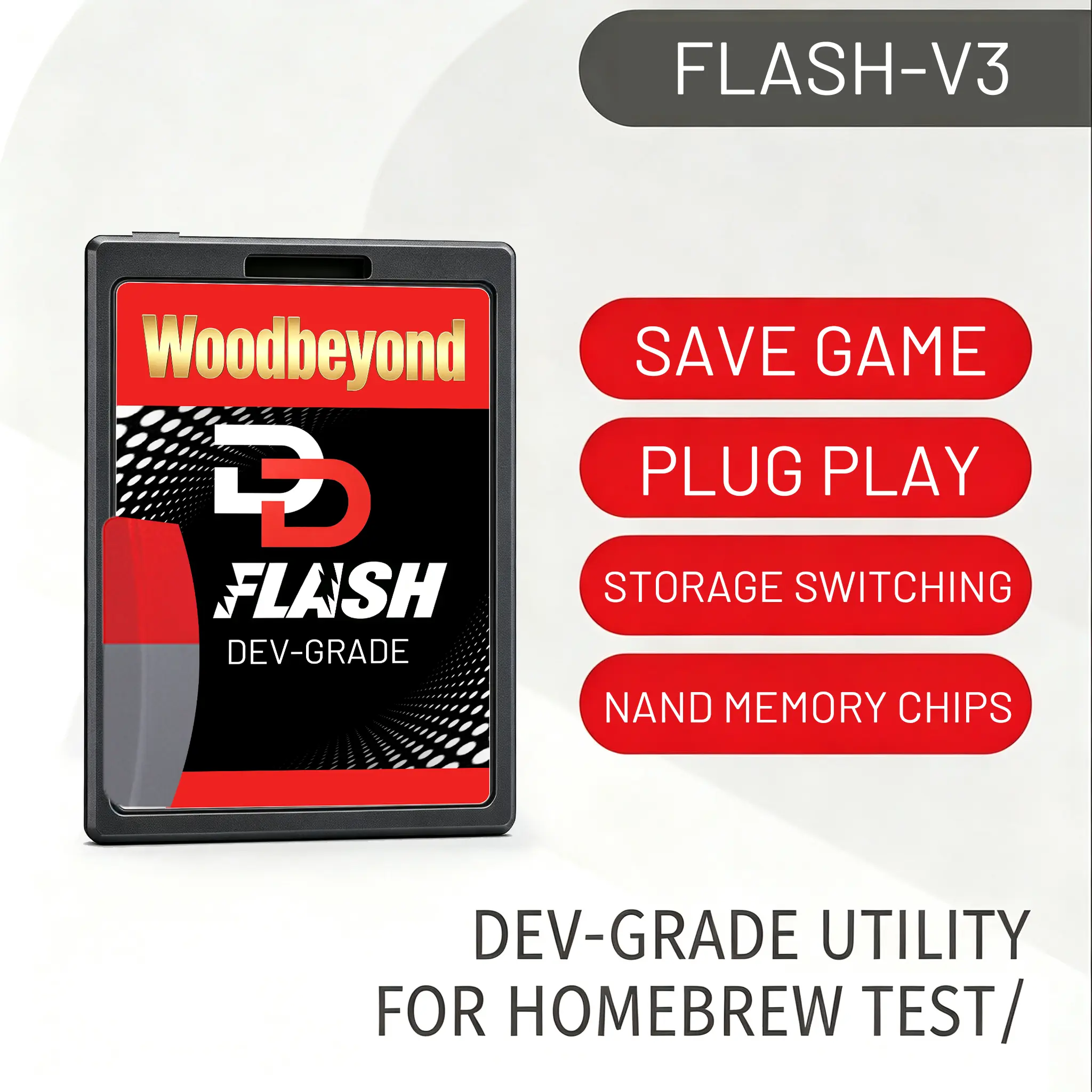 MIG FLASH Video Game Backup Cart - Button Switching, ICE ESP32 Chips, R4 Plug-and-Play Device for Consoles, Plug Play