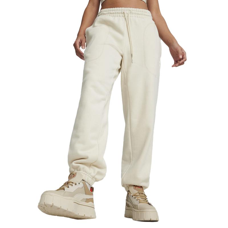 PUMA Womens Infuse Relaxed Sweatpants Casual Drawstring - White