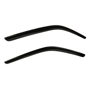2PCS Window Visors for 2023-2025 Chevrolet Colorado; 2023-2025 GMC Canyon, Crew CAB ONLY  Smoke Tinted Acrylic Tape-On Vent Shade Rain Sun & Wind Deflector Black Car Accessories