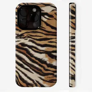 Tiger Skin Pattern Phone Case , Shockproof Rugged Cover Dual Layer Soft TPU Hard Bumper Hard Shell for iPhone 11 12 13 14 15 16 17 Pro Max Plus Air X XR 7 8 XSMAX