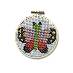 Spot Colors Butterfly Counted Cross Stitch Kit
