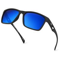 Matte Black | Smoke - Cobalt Mirror