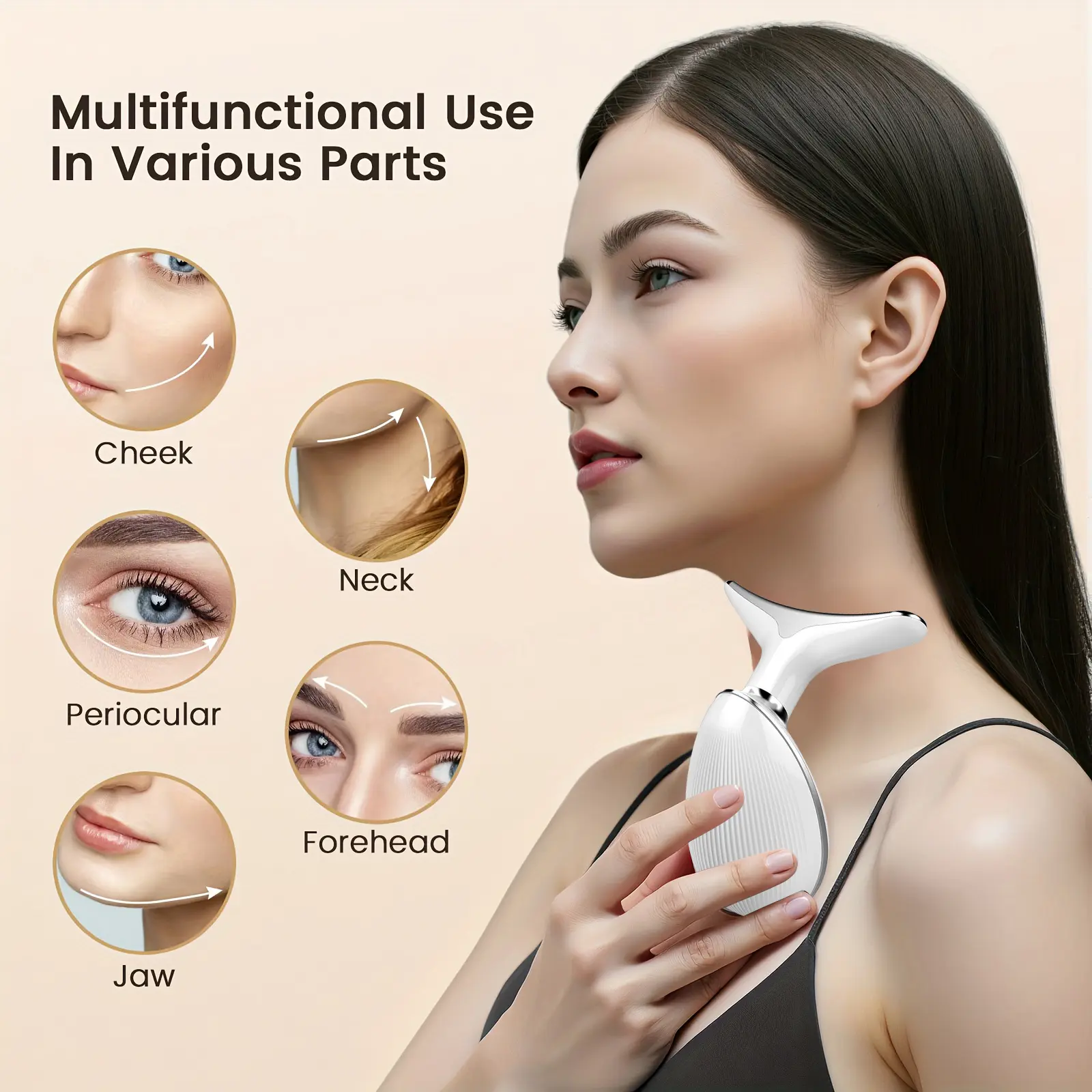 2026 New LED Vibration Neck Massager, Skincare Beauty Instrument, Facial Beauty Machine, Gentle, Lightweight, Facial Neck Massager, Gift Idea, Neck & Face Massage Device, Facial Beauty Massagers - TikTok Shop 2026 New LED Vibration Neck Massager, Skincare Beauty Instrument, Facial Beauty Machine, Gentle, Lightweight, Facial Neck Massager, Gift Idea, Neck & Face Massage Device, Facial Beauty Massagers - TikTok Shop