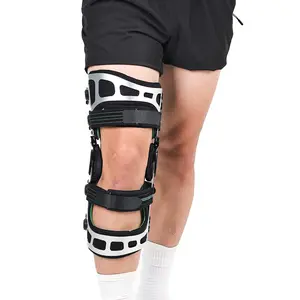 Double Upright Unloader OA Knee Brace – Provides Targeted Pain Relief for Medial or Lateral Knee Joint, Adjustable Fit with Easy-Operate Velcro Straps, Ideal for Daily Use by Men and Women