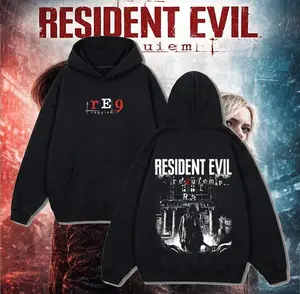 Resident Evil Requiem, Vintage Distressed Leon Kennedy Fan Hoodie, Gift For Women and Man Unisex Hoodie