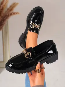 Women's Platform Retro Round Toe Casual Shoes, Tassel Decoration, Fashion Lazy Pumps, Ladies Comfortable Walking Shoes, Fashionable Loafers