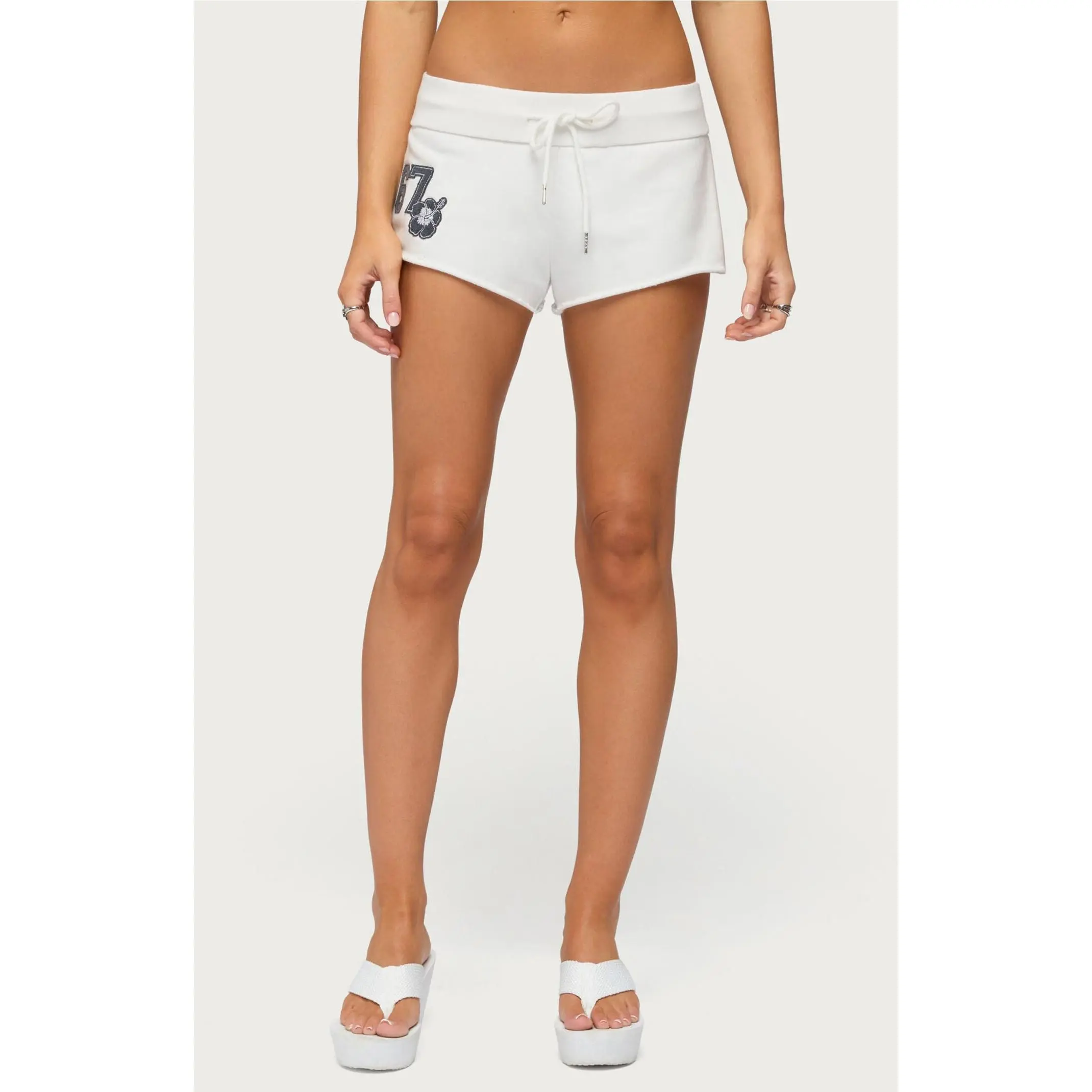 Edikted Women's 67 Hibiscus Micro Shorts