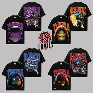 [Collection] Teenage Mutant Ninja Turtles TMNT Graphic Premium Cotton T-Shirt (Made In US), TMNT Cartoon Graphic Tee, Vintage Ninja Turtles Fans Shirt, Comic Book Outfit, Gift For Hero Fans