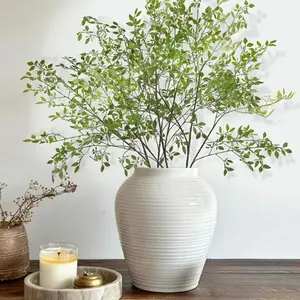 Artificial Greenery Stems, Faux Greenery Stems, Indoor Fake Leaves, Decorative Plants for Home Office Garden Decor, Fruit