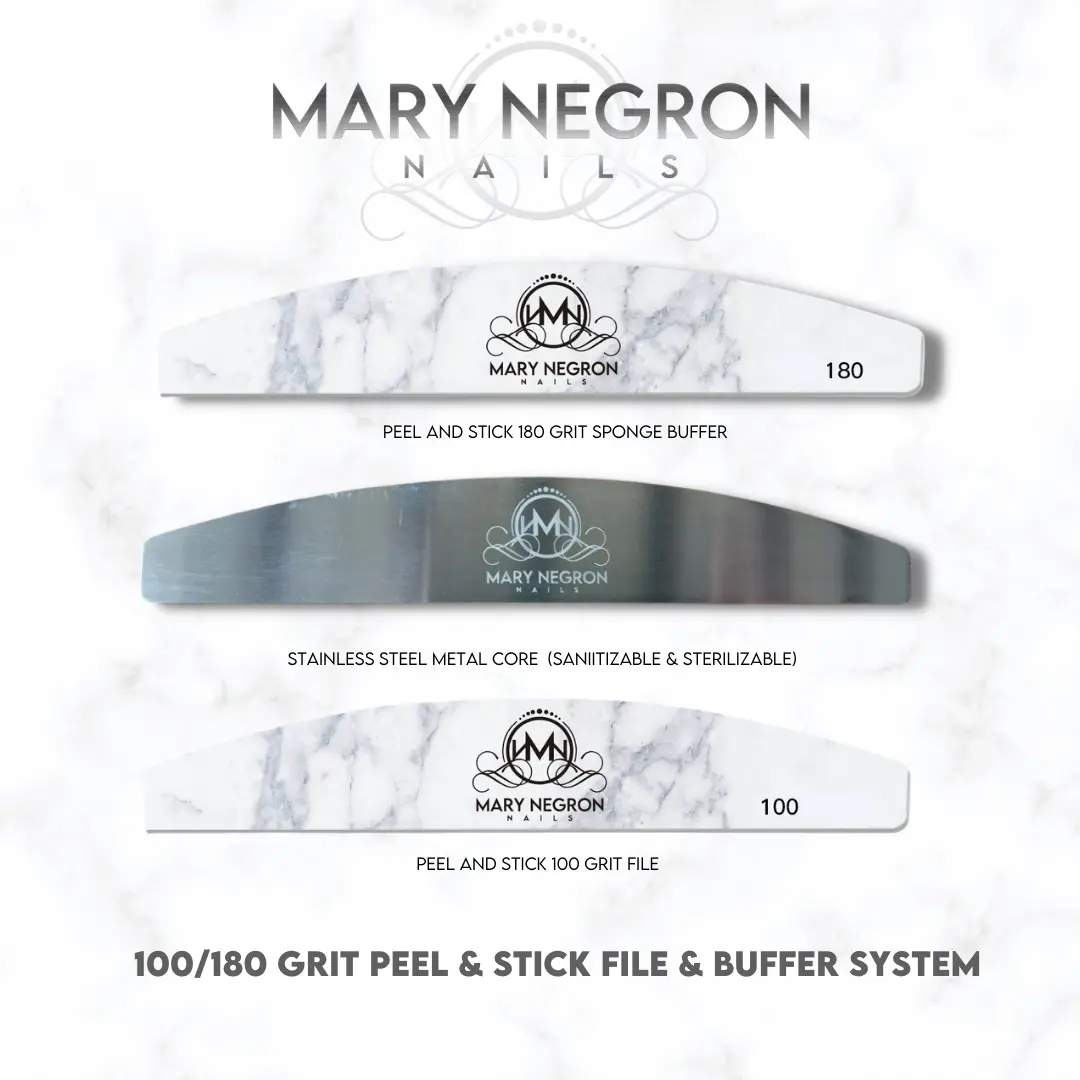 MNN® Peel & Stick File/Buffer System 🔁✨