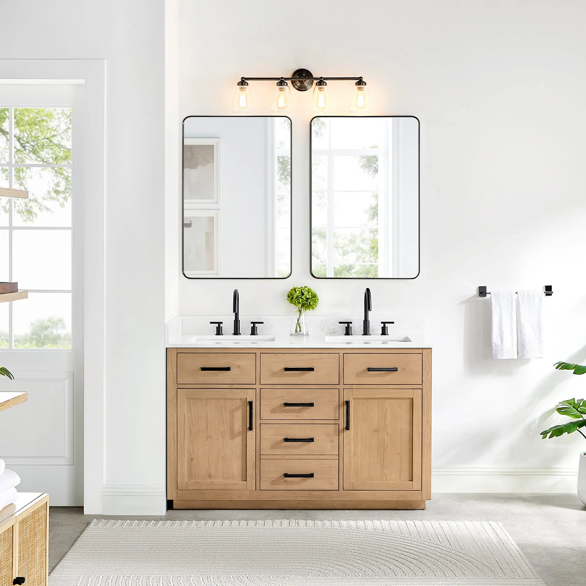 Gavino 54" double vanity with top