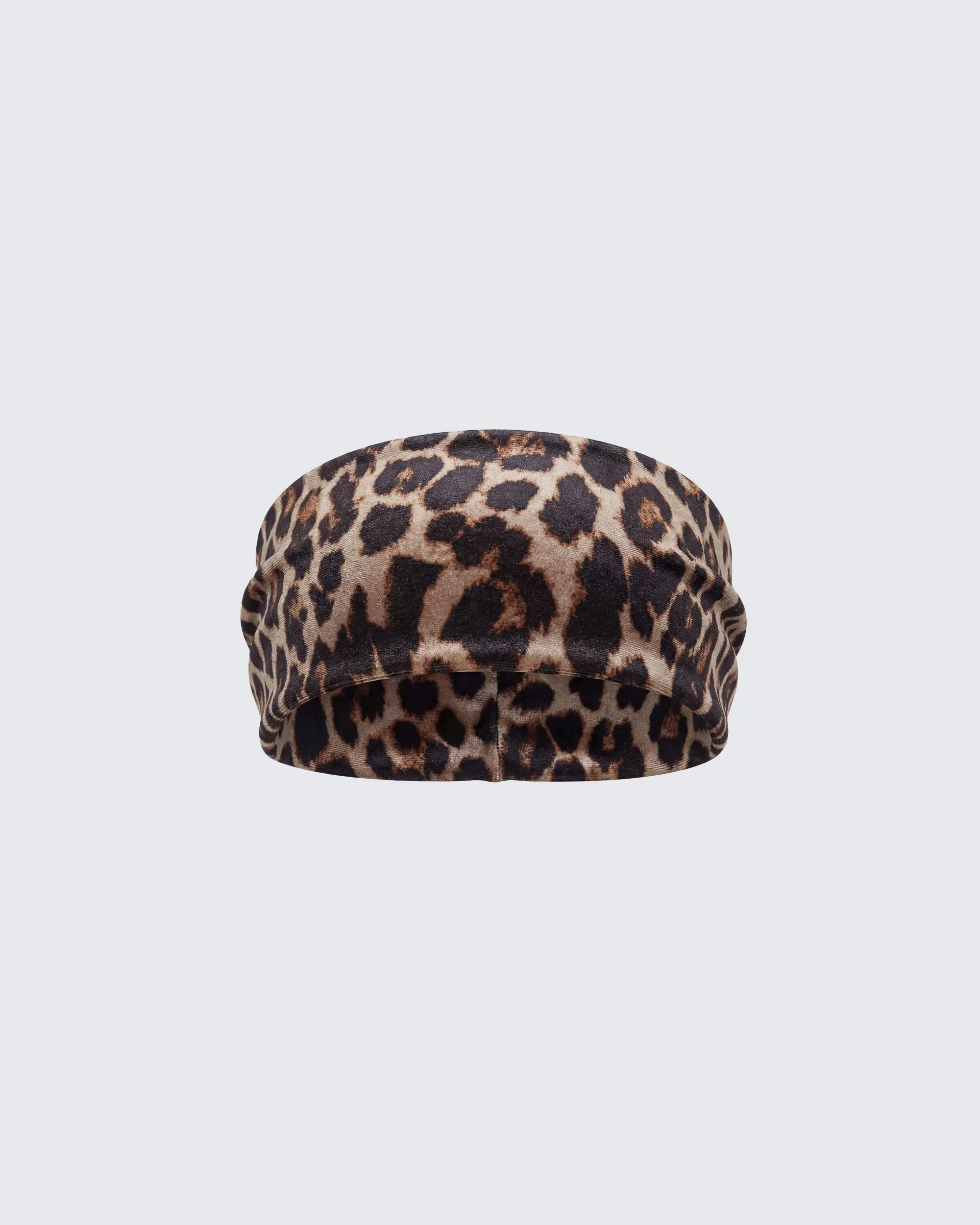 Kelsey Leopard Print Velour Headband