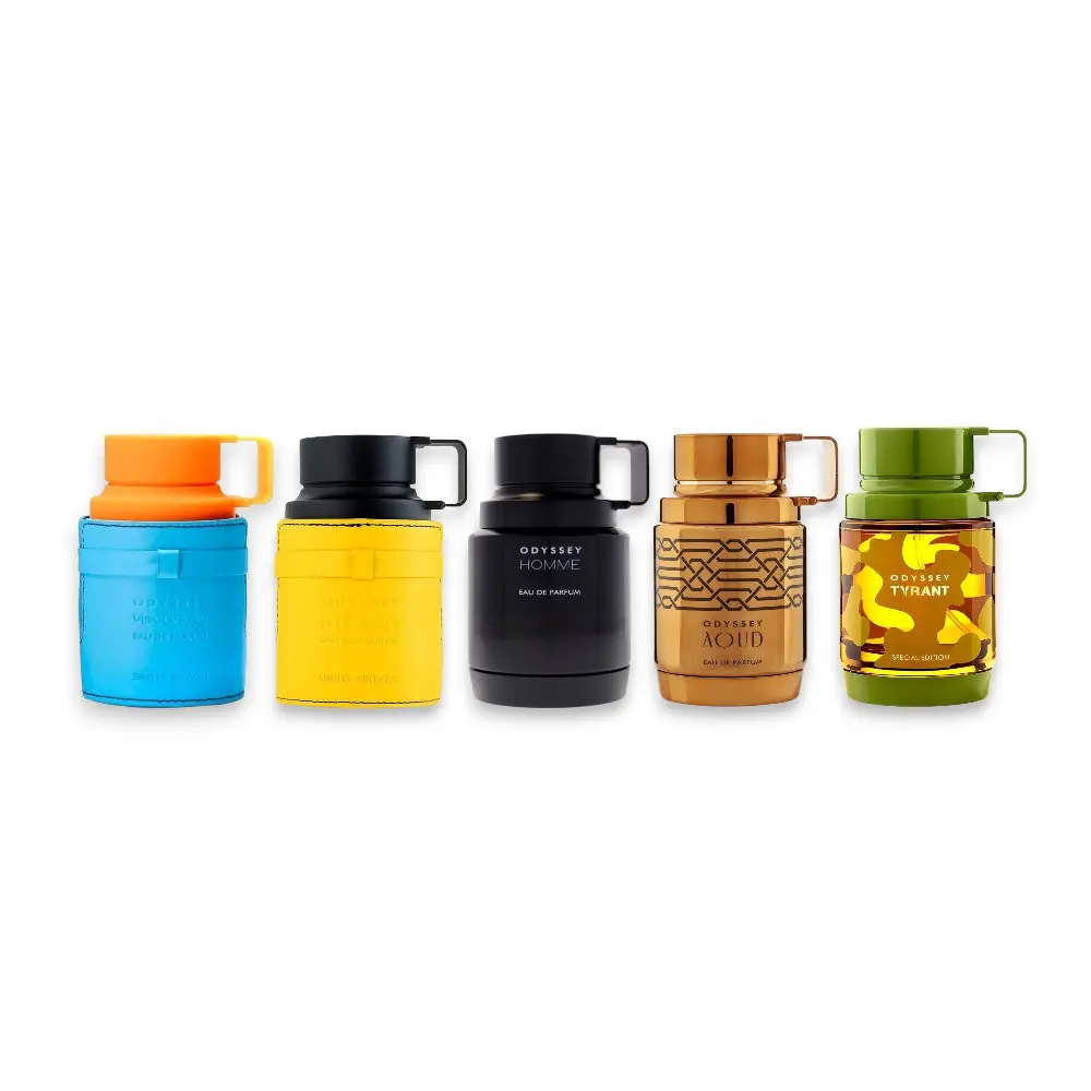 Armaf Bundle | Odyssey | Tyrant + Mandarin Sky + Homme + Aoud + Mega | Men's Fragrance | 100 ML - 3.4 OZ | Eau De Parfum | Woody - Oud & Musky