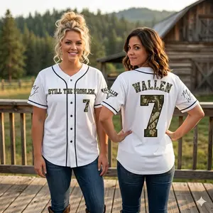 MW #7 Wallen Baseball Jersey, Country Music Shirt, Im The Problem Tour 2026 Fan Gift, Classic Button Front Style, Still The Problem Tour 2026 Short Sleeve Shirt, Fan Merch