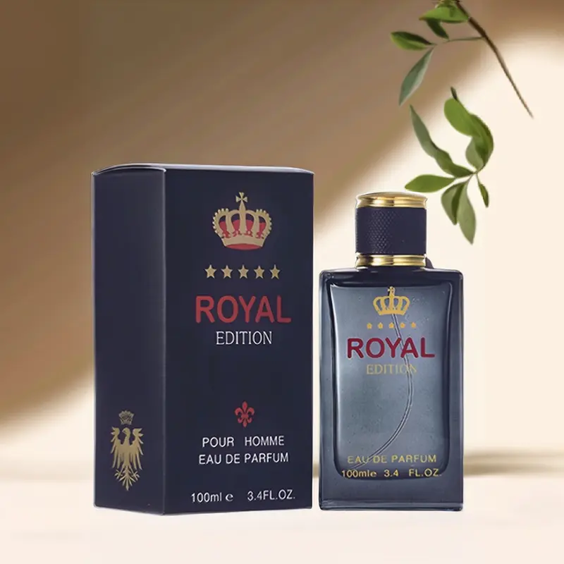 Royal Musk Eau De Toilette for Men, Long-Lasting Woody Musky Fragrance, Refreshing Scent Cologne Spray - 100ml, Edt Edp Spray, Adults, Single Item, Regular Ed., Cologne Infused Men's Fragrance, Contains Neither, Regular Edition