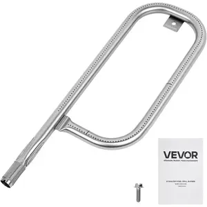 VEVOR Grill Burner Tube for Weber Q3200, Q300 (2013 earlier), Q320, Q3000 (2014 newer), 23.75 inch 304 Stainless Steel Tube Burner for Weber 404341, 57060001, 586002, Replacement Part 60036, 80385VEVOR Super Brand Day